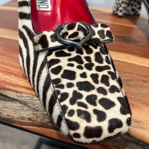 Moschino Pony style calfskin mid heel - Picture 2 of 10